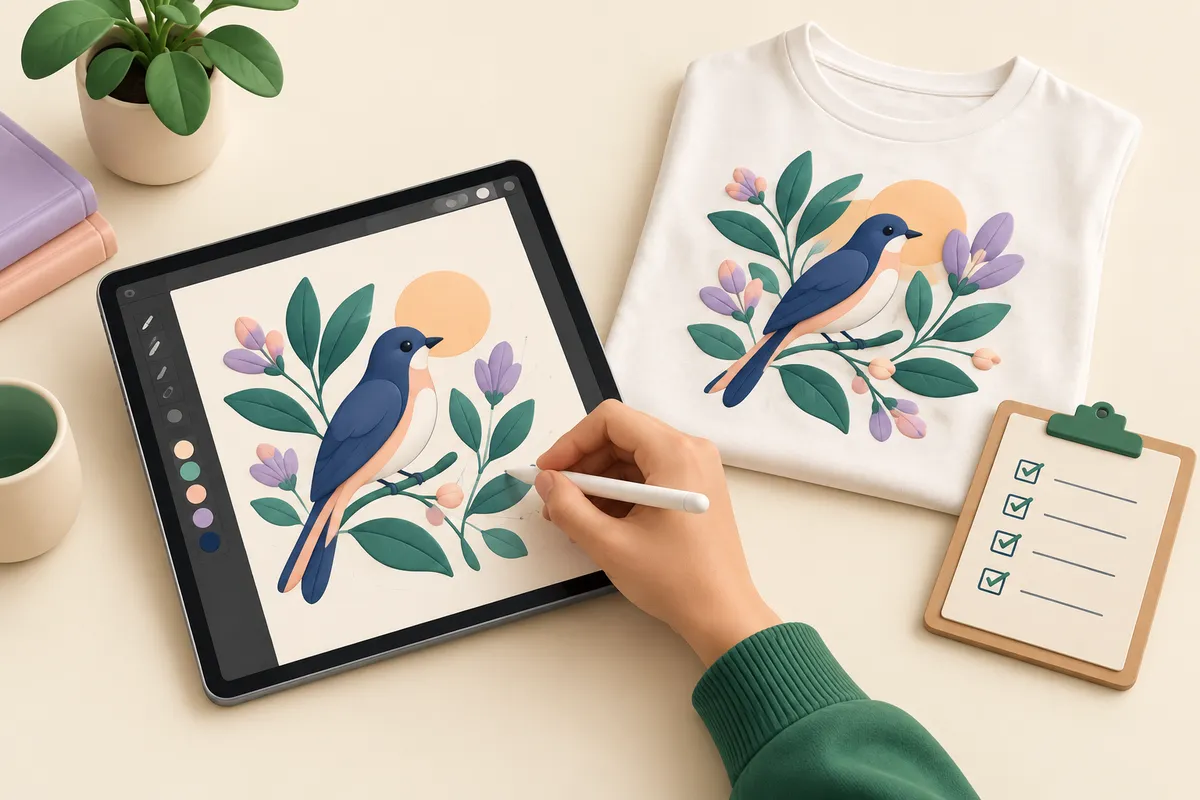 Dùng AI Làm Mẫu Áo Bán Etsy: Khai Báo Thế Nào Để Không Bị Gỡ Listing